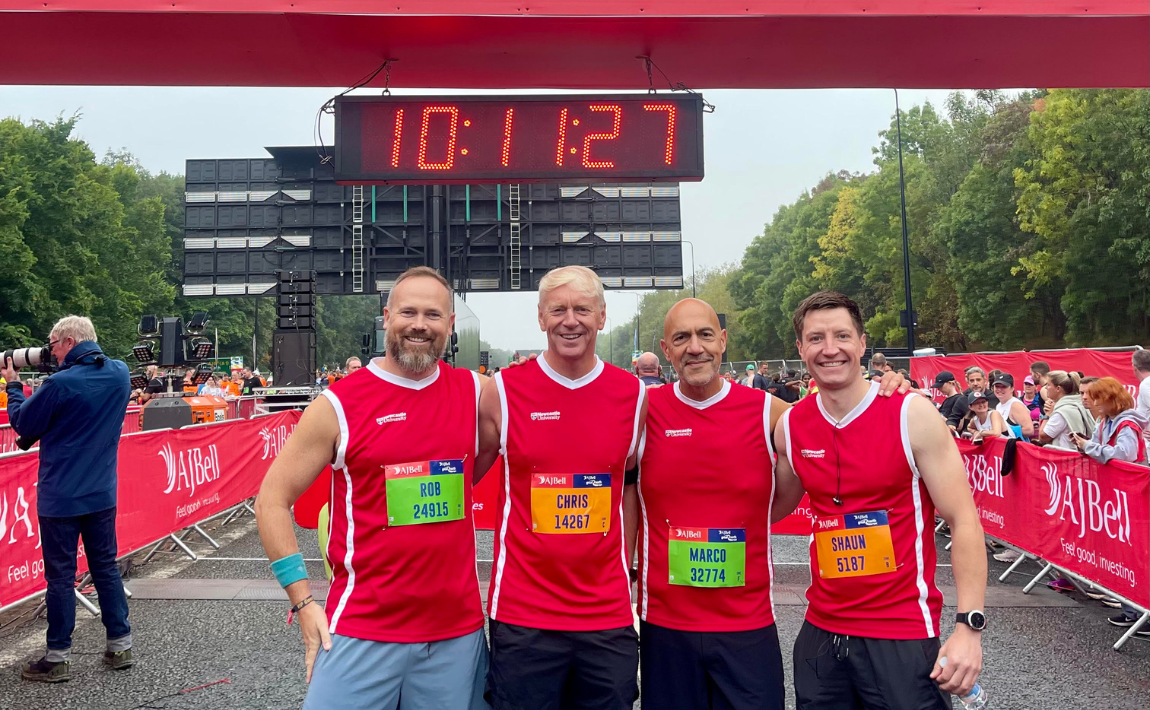 Marco Amitrano (second from the right), with fellow PwC colleagues Shaun Boyle (M&A Advisory Senior Manager at PwC UK), and Rob McCargow (Technology Impact Leader at PwC) with Vice-Chancellor and President of Newcastle University, Professor Chris Day 